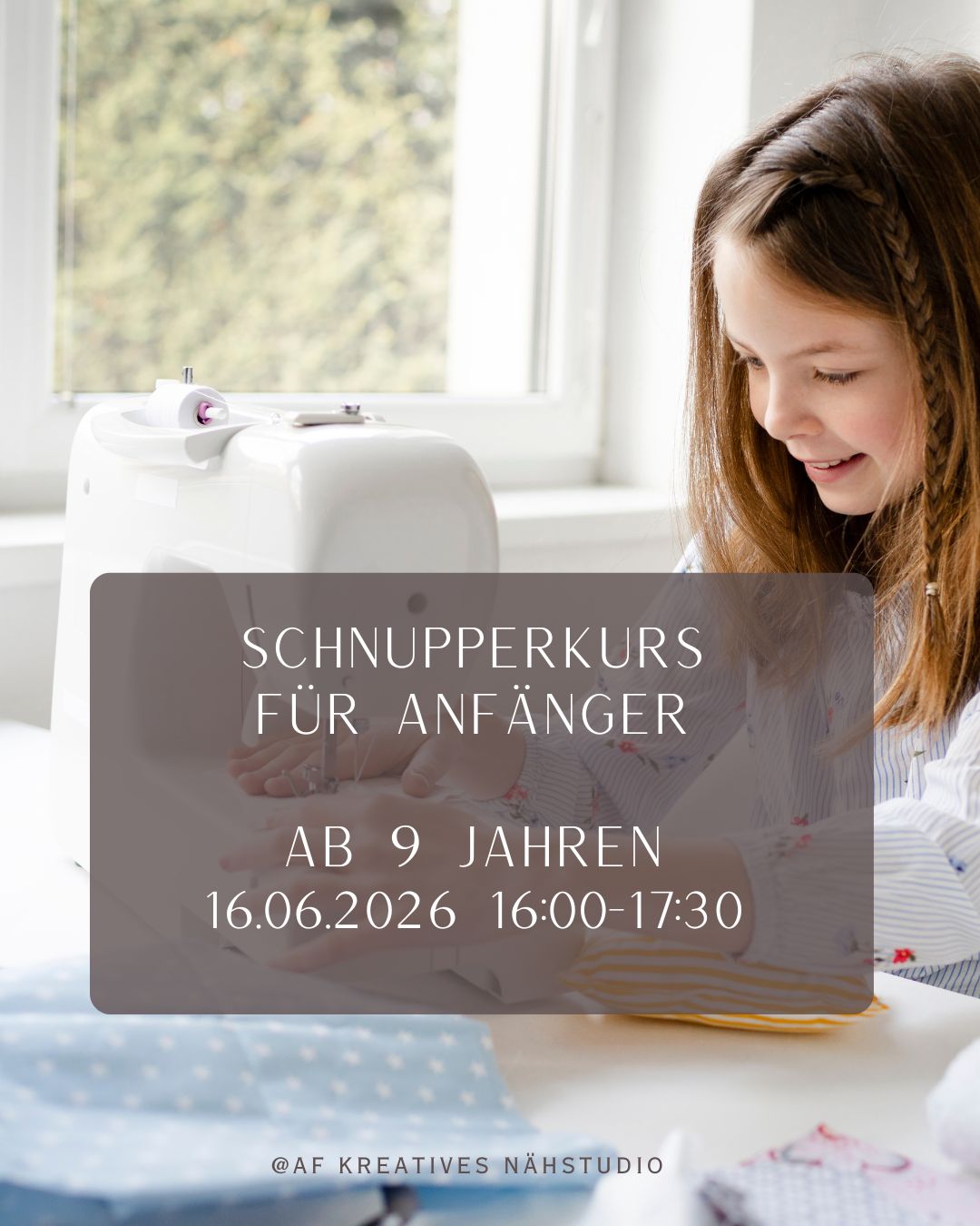 Schnupperkurs für Kinder ab 9 Jahren am 16.06.2026 um 16:00-17:30 Uhr