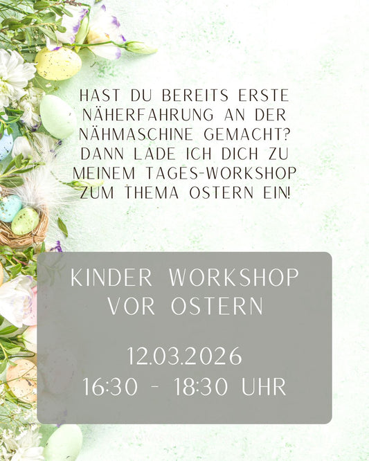 🐣✂️ Oster-Workshop für Kinder  ab 9 Jahren (Fortgeschrittene) 12.03.2026 - 16:30 - 18:30 Uhr