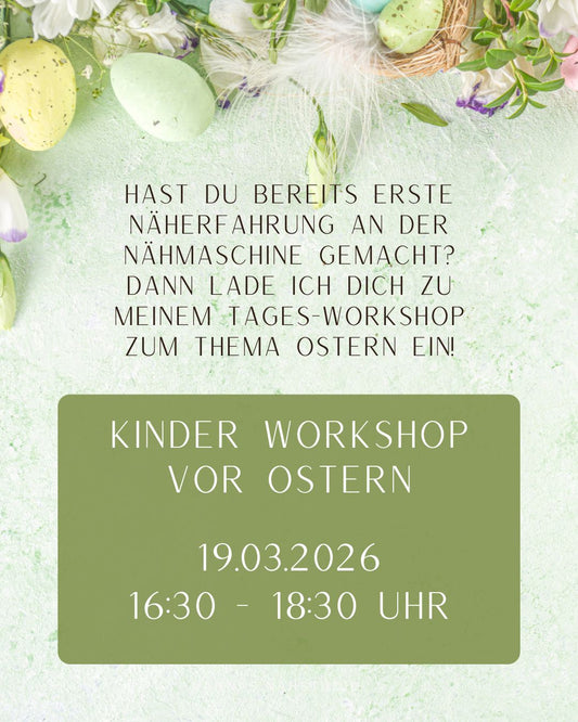 🐣✂️ Oster-Workshop für Kinder  ab 9 Jahren (Fortgeschrittene) 19.03.2026 - 16:30 - 18:30 Uhr