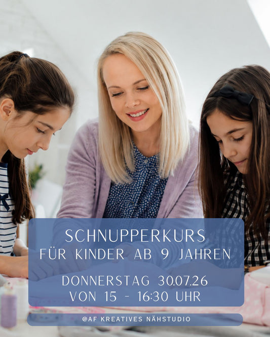 Schnupperkurs für Kinder ab 9 Jahren 30.07.2026 ( 15 - 16:30 Uhr)