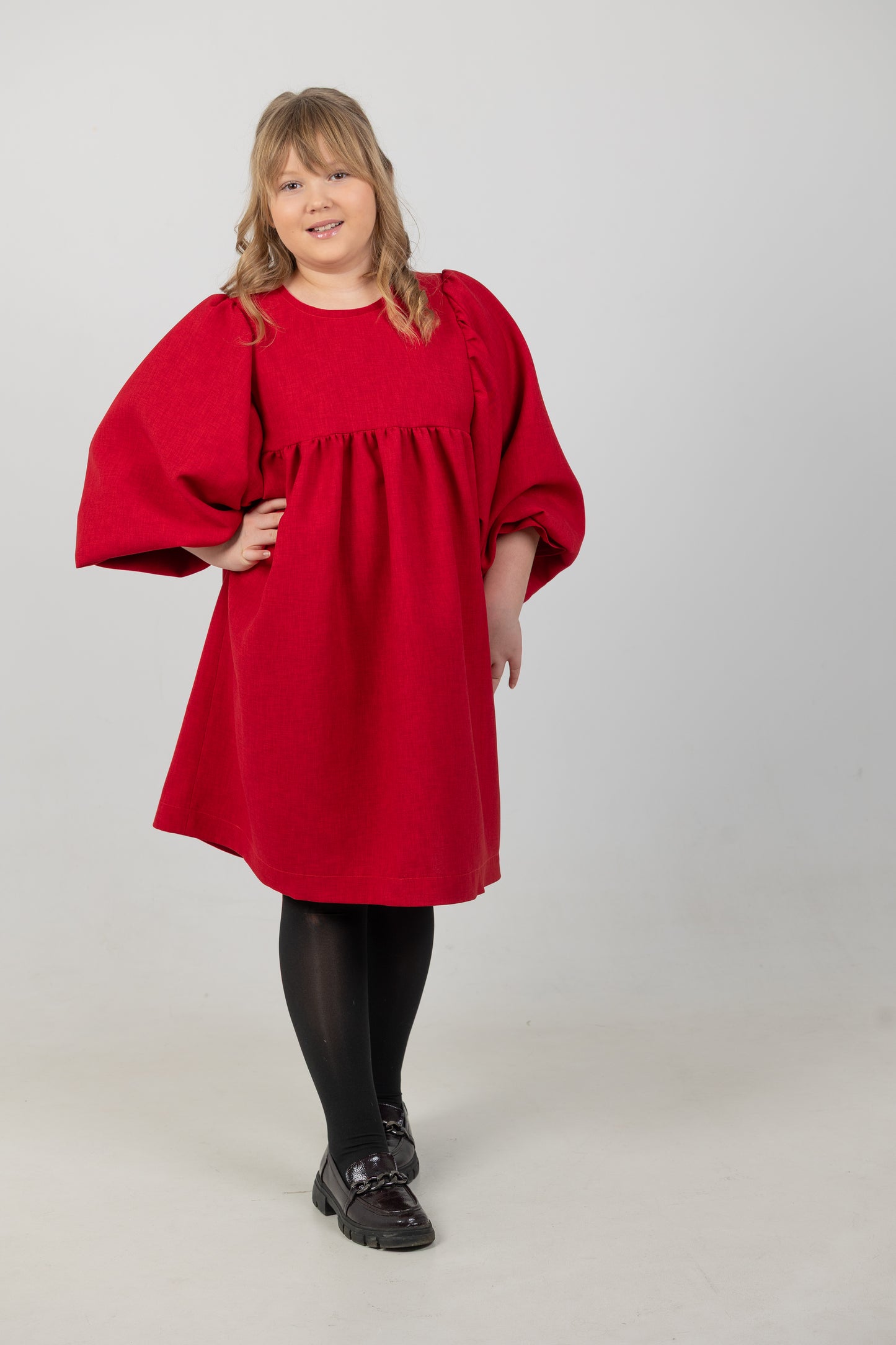 Mädchenkleid „Maja“ – Schnittmuster & Nähanleitung (Gr. 104–152)