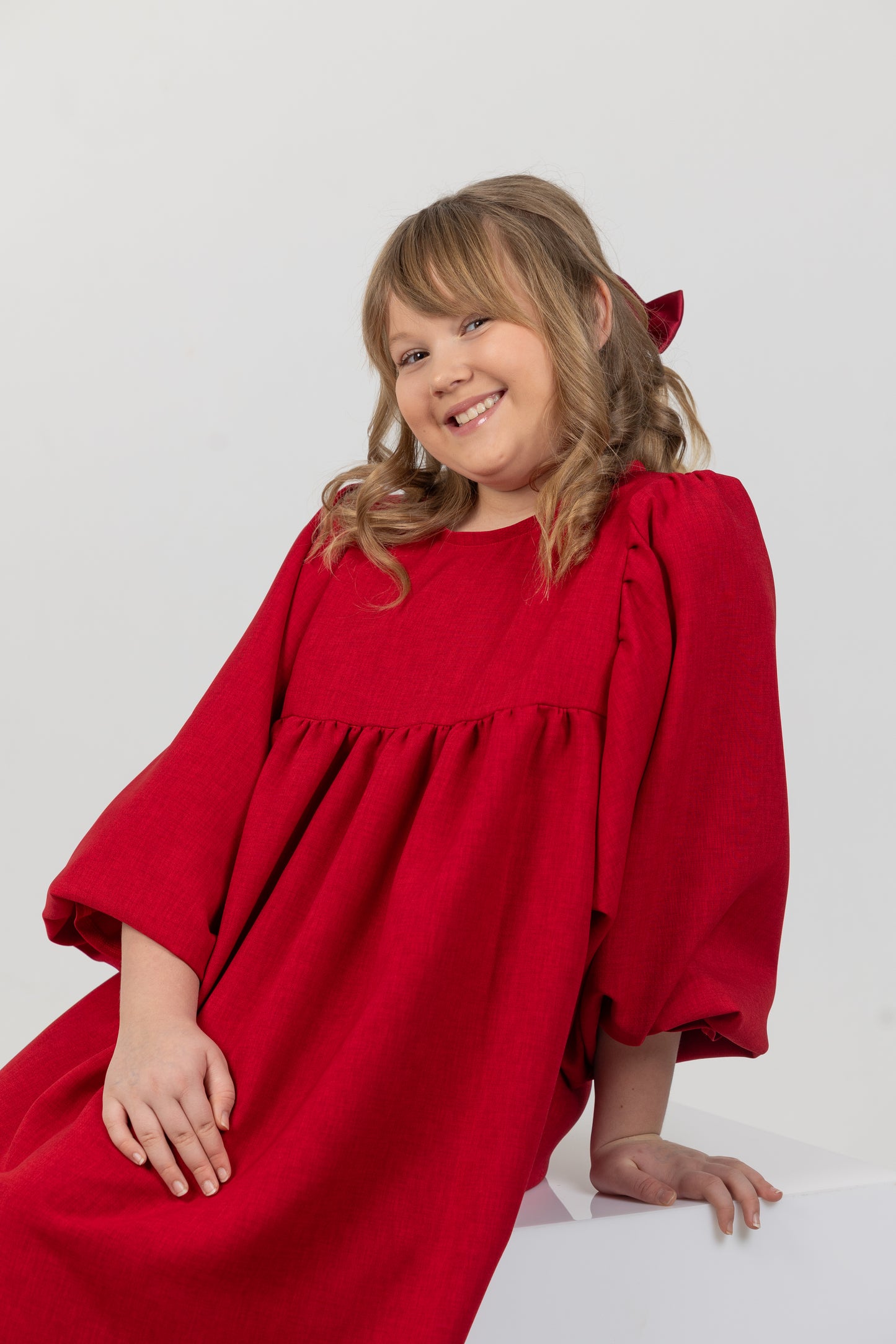 Mädchenkleid „Maja“ – Schnittmuster & Nähanleitung (Gr. 104–152)