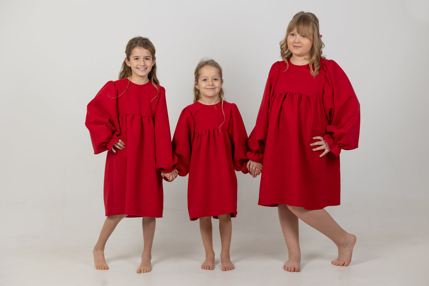 Mädchenkleid „Maja“ – Schnittmuster & Nähanleitung (Gr. 104–152)
